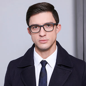 Black Rectangle Full Rim Unisex Eyeglasses by Lenskart Air Online-130638