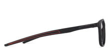 Load image into Gallery viewer, Black Rectangle Full Rim Unisex Eyeglasses by Lenskart Air Online-130638