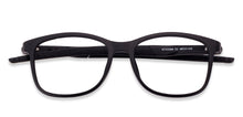 Load image into Gallery viewer, Black Rectangle Full Rim Unisex Eyeglasses by Lenskart Air Online-130638