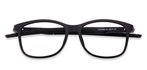 Black Rectangle Full Rim Unisex Eyeglasses by Lenskart Air Online-130638