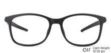 Load image into Gallery viewer, Black Rectangle Full Rim Unisex Eyeglasses by Lenskart Air Online-130638
