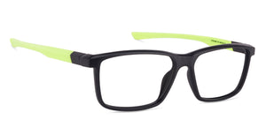 Black Rectangle Full Rim Unisex Eyeglasses by Lenskart Air Online-130646