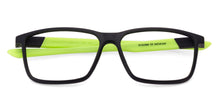 Load image into Gallery viewer, Black Rectangle Full Rim Unisex Eyeglasses by Lenskart Air Online-130646