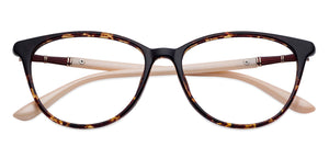 Brown Cat Eye Full Rim Women Eyeglasses by Lenskart Air Online-130608