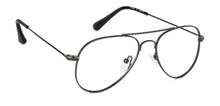 Load image into Gallery viewer, Gunmetal Aviator Full Rim Unisex Eyeglasses by Vincent Chase VC-130649