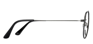 Gunmetal Aviator Full Rim Unisex Eyeglasses by Vincent Chase VC-130649