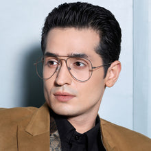 Load image into Gallery viewer, Gunmetal Aviator Full Rim Unisex Eyeglasses by Vincent Chase Online-130652