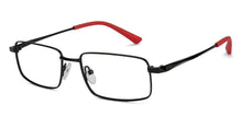 Load image into Gallery viewer, Black Rectangle Full Rim Unisex Eyeglasses by Lenskart Air Online-130653