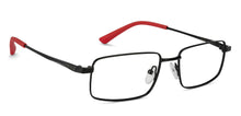 Load image into Gallery viewer, Black Rectangle Full Rim Unisex Eyeglasses by Lenskart Air Online-130653