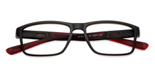 Load image into Gallery viewer, Black Rectangle Full Rim Unisex Eyeglasses by Lenskart Air Online-131761