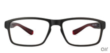 Load image into Gallery viewer, Black Rectangle Full Rim Unisex Eyeglasses by Lenskart Air Online-131761