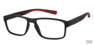 Black Rectangle Full Rim Unisex Eyeglasses by Lenskart Air Online-131761