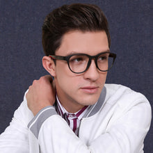 Load image into Gallery viewer, Black Round Full Rim Unisex Eyeglasses by Lenskart Air Online-130603