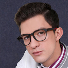 Load image into Gallery viewer, Black Round Full Rim Unisex Eyeglasses by Lenskart Air Online-130603