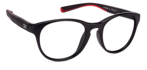 Black Round Full Rim Unisex Eyeglasses by Lenskart Air Online-130603