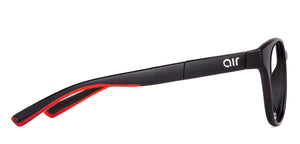 Black Round Full Rim Unisex Eyeglasses by Lenskart Air Online-130603