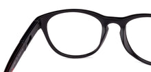 Load image into Gallery viewer, Black Round Full Rim Unisex Eyeglasses by Lenskart Air Online-130603