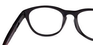Black Round Full Rim Unisex Eyeglasses by Lenskart Air Online-130603