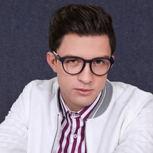Load image into Gallery viewer, Blue Round Full Rim Unisex Eyeglasses by Lenskart Air Online-130605