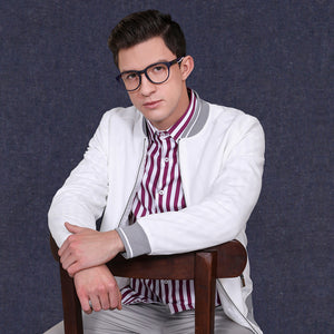 Blue Round Full Rim Unisex Eyeglasses by Lenskart Air Online-130605