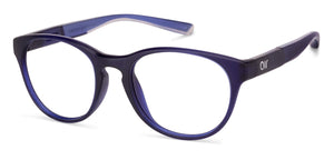 Blue Round Full Rim Unisex Eyeglasses by Lenskart Air Online-130605