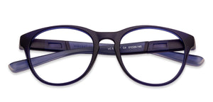 Blue Round Full Rim Unisex Eyeglasses by Lenskart Air Online-130605
