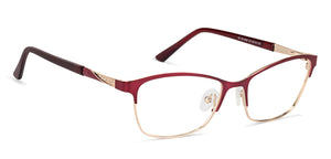 Red Cat Eye Full Rim Women Eyeglasses by Vincent Chase Online-130855