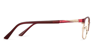 Red Cat Eye Full Rim Women Eyeglasses by Vincent Chase Online-130855