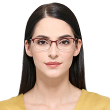 Load image into Gallery viewer, Red Cat Eye Full Rim Women Eyeglasses by Vincent Chase Online-130855