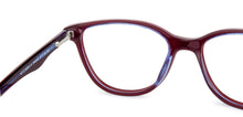 Load image into Gallery viewer, Black Cat Eye Full Rim Kids Eyeglasses by Hooper online-144943