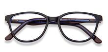 Load image into Gallery viewer, Black Cat Eye Full Rim Kids Eyeglasses by Hooper online-144943
