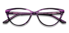 Load image into Gallery viewer, Purple Cat Eye Full Rim Women Eyeglasses by Vincent Chase-149315