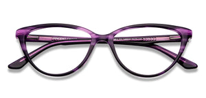 Purple Cat Eye Full Rim Women Eyeglasses by Vincent Chase-149315