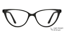 Load image into Gallery viewer, Black Cat Eye Full Rim Women Eyeglasses by Vincent Chase-147857