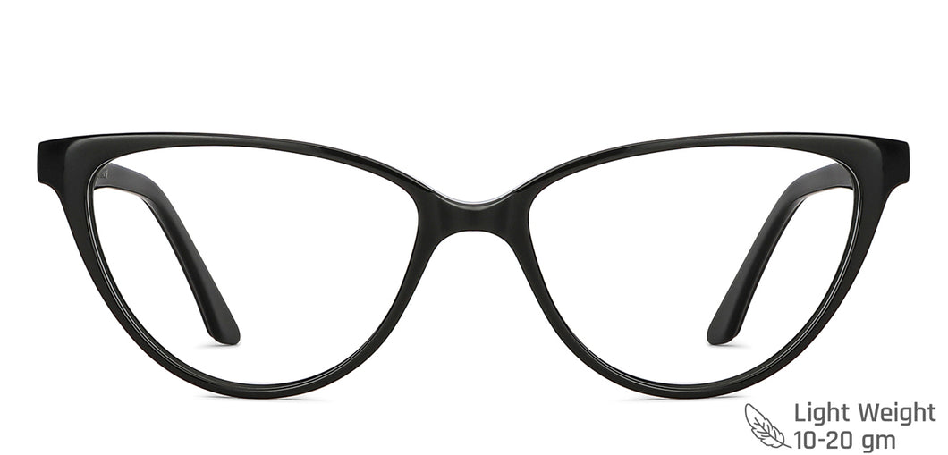 Black Cat Eye Full Rim Women Eyeglasses by Vincent Chase-147857