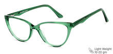 Load image into Gallery viewer, Green Cat Eye Full Rim Unisex Eyeglasses by Vincent Chase-147858