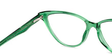 Load image into Gallery viewer, Green Cat Eye Full Rim Unisex Eyeglasses by Vincent Chase-147858