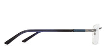Load image into Gallery viewer, Blue Rectangle Rimless Unisex Eyeglasses by Vincent Chase Online-131466