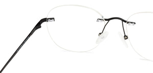 Red Round Rimless Unisex Eyeglasses by Vincent Chase Essentials-131474