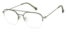 Load image into Gallery viewer, Silver Geometric Half Rim Unisex Eyeglasses by Vincent Chase VC-131484