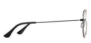 Black Aviator Full Rim Unisex Eyeglasses by Vincent Chase Essentials-131486