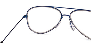 Blue Aviator Full Rim Unisex Eyeglasses by Vincent Chase VC-131488