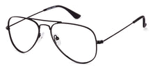Load image into Gallery viewer, Black Aviator Full Rim Unisex Eyeglasses by Vincent Chase Online-131490