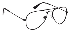 Black Aviator Full Rim Unisex Eyeglasses by Vincent Chase Online-131490