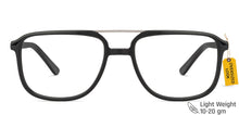 Load image into Gallery viewer, Black Square Full Rim Unisex Eyeglasses by Vincent Chase Online-138893