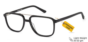 Black Square Full Rim Unisex Eyeglasses by Vincent Chase Online-138893
