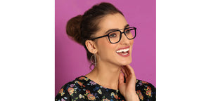 Blue Square Full Rim Unisex Eyeglasses by Vincent Chase Online-139109