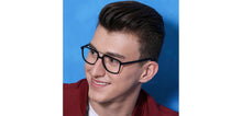 Load image into Gallery viewer, Blue Square Full Rim Unisex Eyeglasses by Vincent Chase Online-139109