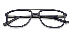 Blue Square Full Rim Medium Unisex Eyeglasses by Vincent Chase-131500