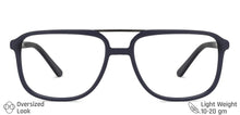 Load image into Gallery viewer, Blue Square Full Rim Medium Unisex Eyeglasses by Vincent Chase-131500